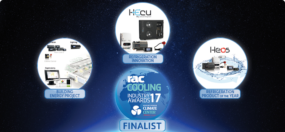 CAREL finalista in tre categorie ai RAC Cooling Awards